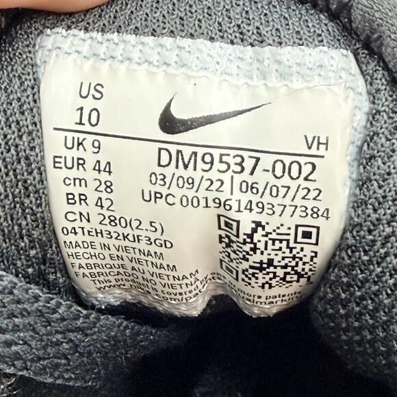NIKE Shoes AIR MAX SYSTEM Dark Smoke Gray & White Sneakers DM9537-002 Mens 10 main image 5